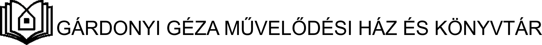 Gárdonyi Géza Művelődési Ház logo